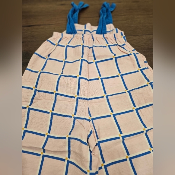 Toddler Girl Wide Leg Plaid Print Jumper - 3T - Picture 3 of 12